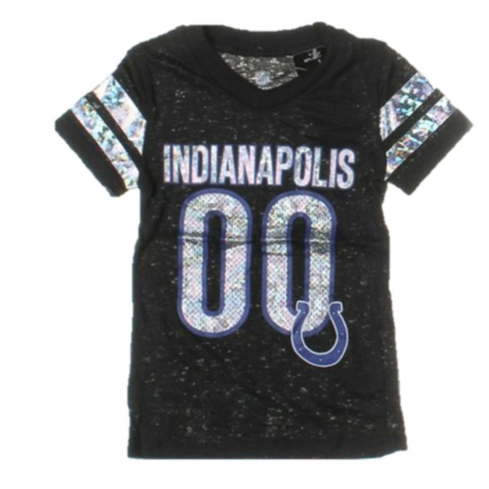 Little Girls 4 NFL Indianapolis Colts Burnout Tee, Size Small (4), $25.00